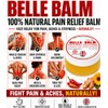 Belle Balm Natural Pain-Soothing Rub for Muscles, Joints & Nerve
