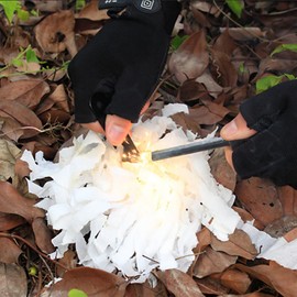 10 Pack Fire Starter Rod Magnesium Rod Flint， Ferrocerium Flint Premium Lighter 8x0.8cm - Glow in The Dark Survival Tool Kit for Outdoor Camping Living Survival DIY Your Own Survival Kit