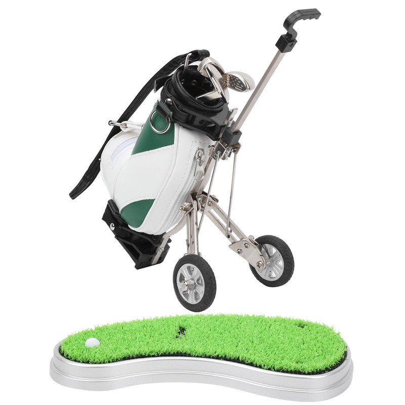 Desktop Golf Pen Set 3 Ballpoint Pens and Mini Bag