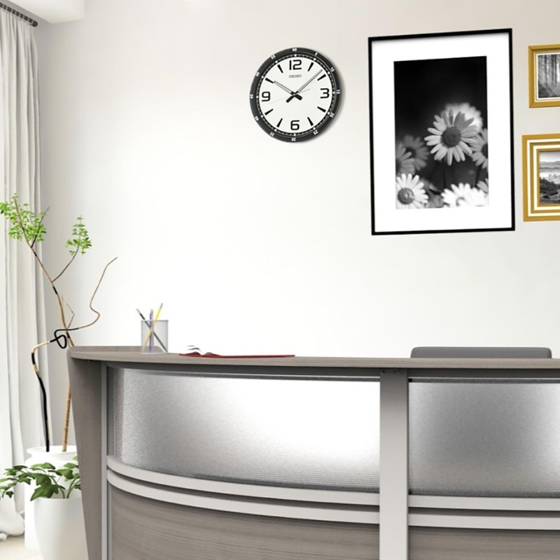 Seiko QXA809JLH Heritage Design Sport Watch Style Non Ticking Wall