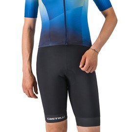 CASTELLI Men’s Tri Short, Cycling Race Swim Bike Run, Aerodynamic Triathlon Short with Tri Seat Pad & UPF 50+ - Black - X-Large