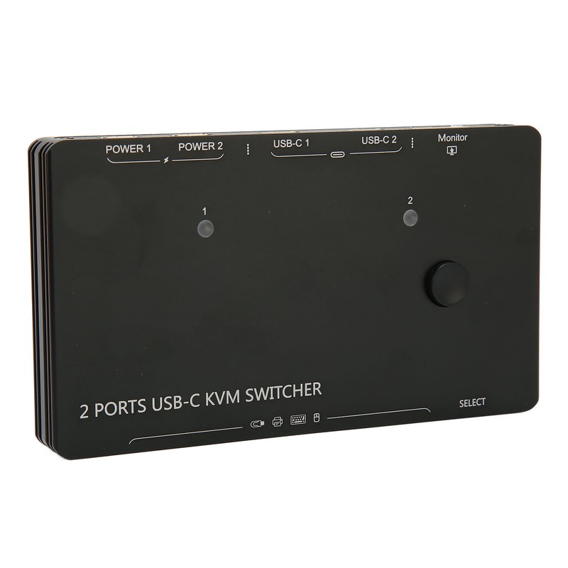 Type C KVM Switch 2 In 1 Out 10Gbps 3840x2160