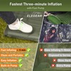 Elegear Double Sleeping Pad for Camping, 4" Ultra-Thick Self Inflating