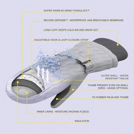 Thinsulate - Guantes impermeables para niños y bebés