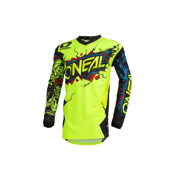 O'Neal Men's Element Villain Jersey (Neon Yellow, XX-Large)