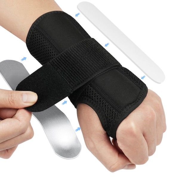 HOTUT Breathable Wrist Support Brace Splint,Adjustable Wrist Splint,Wrist Support Brace
