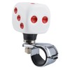 Lunsom Steering Wheel Spinner, Dice Shape Car Turning Wheel Knob