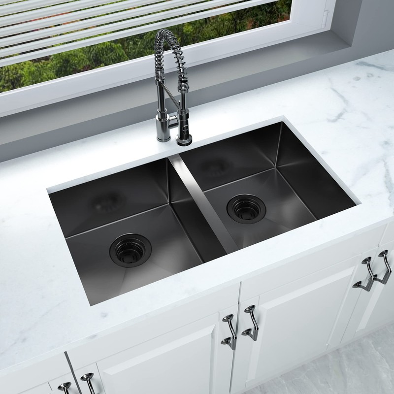 LQS Extended Sink Flange with Deep Basket Strainer, Deep Garbage