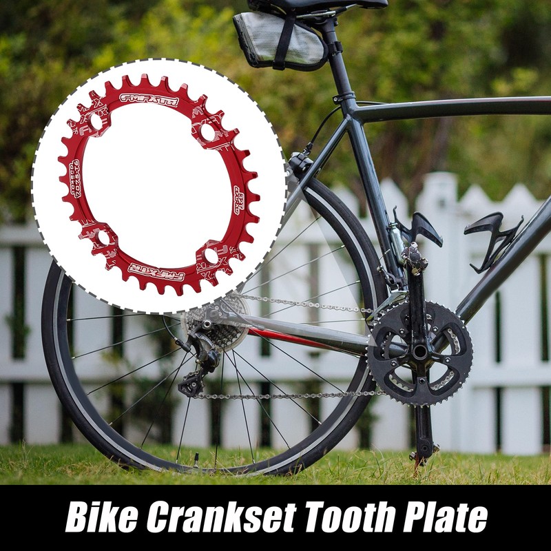X AUTOHAUX 32 Teeth 104mm Bicycle Wide Chainring Crankset Tooth