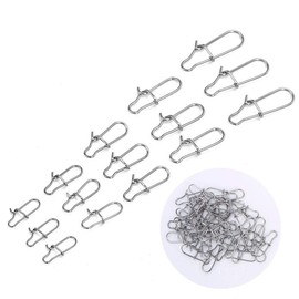 Fishing Lock Snaps Barrel Swivel #0#1#2#3#4 with Box Pack of 200