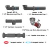 QruiLanTu 1-1/2 inch Kitchen Sink Drain Kit, space-saving kitchen drain