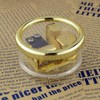 (Tune:Edelweiss) - YouTang(TM) Round Creative Transparent Acrylic 18-note Wind-up Musical