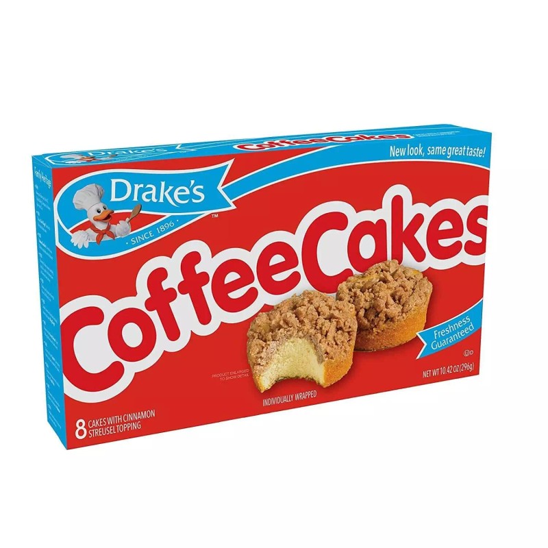 Drake's Coffee Cakes, 5 boxes, 40 Individually Wrapped Breakfast Pastries