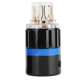 Monosaudio Connector Transparent Pure Copper GoldPlated Audio Power Connector (F105G )