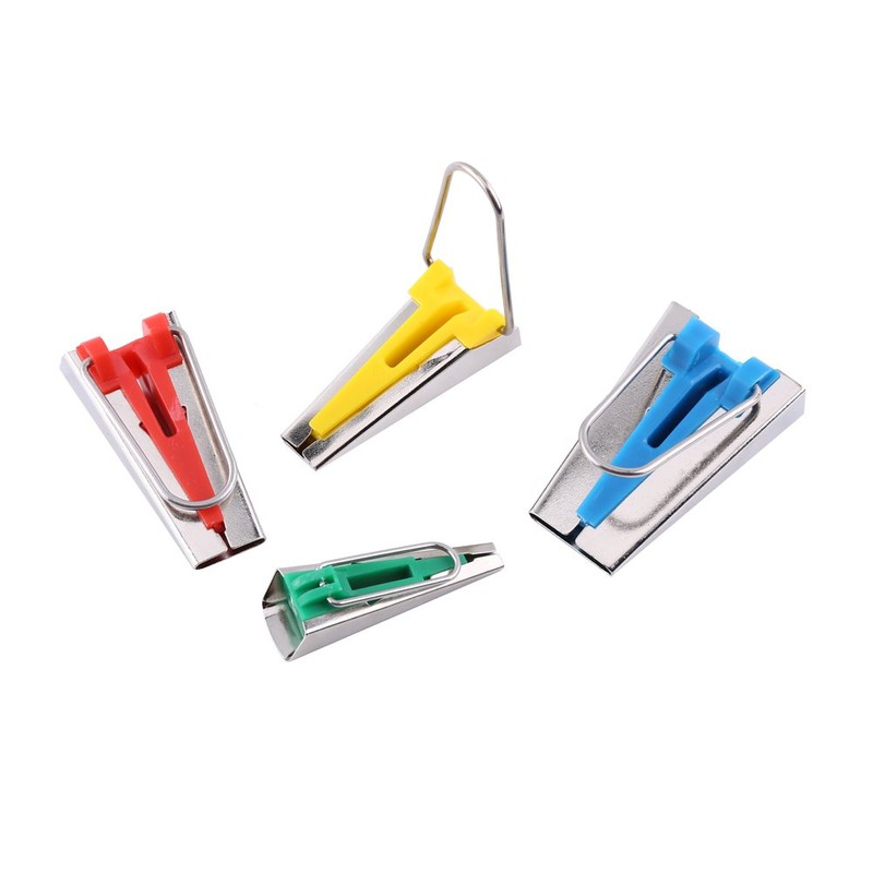 6Pcs Bias Tape Maker Kit Quilt Binding Tool 6/12/18/25mm Guide
