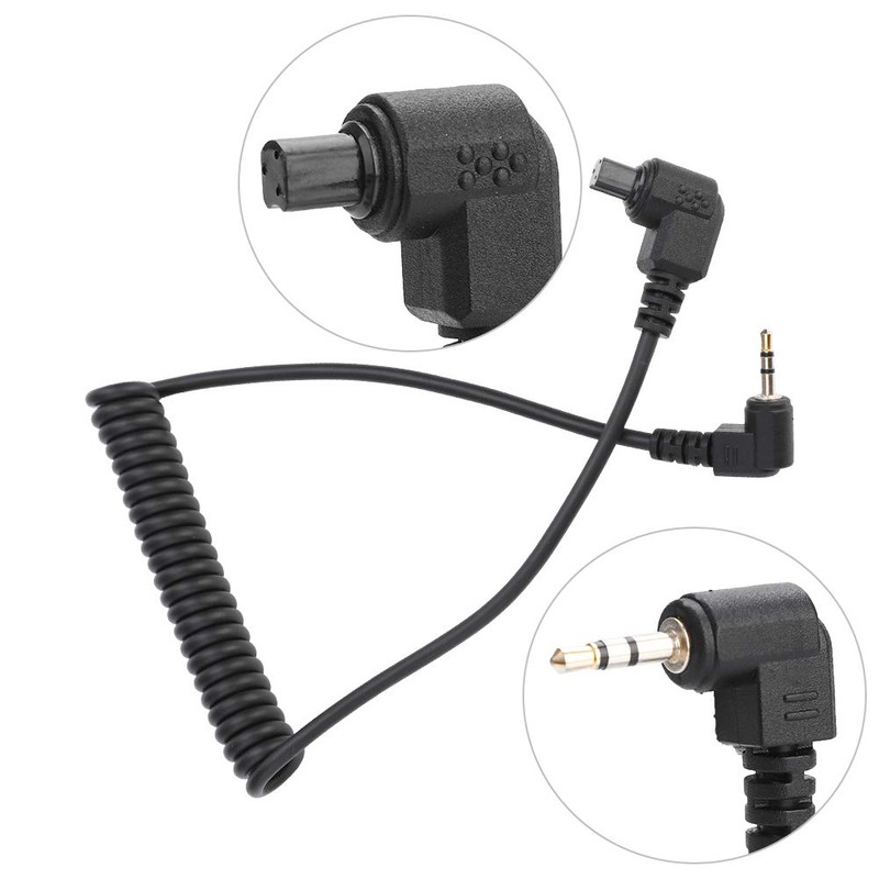 VBESTLIFE Camera Flash Trigger, 2.5mm-C3 Camera Remote Control Shutter Release