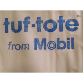 Mobil Vintage Decoration GIANT 22" x 57" MOBIL OIL Collectible tuf-tote Plastic Bag