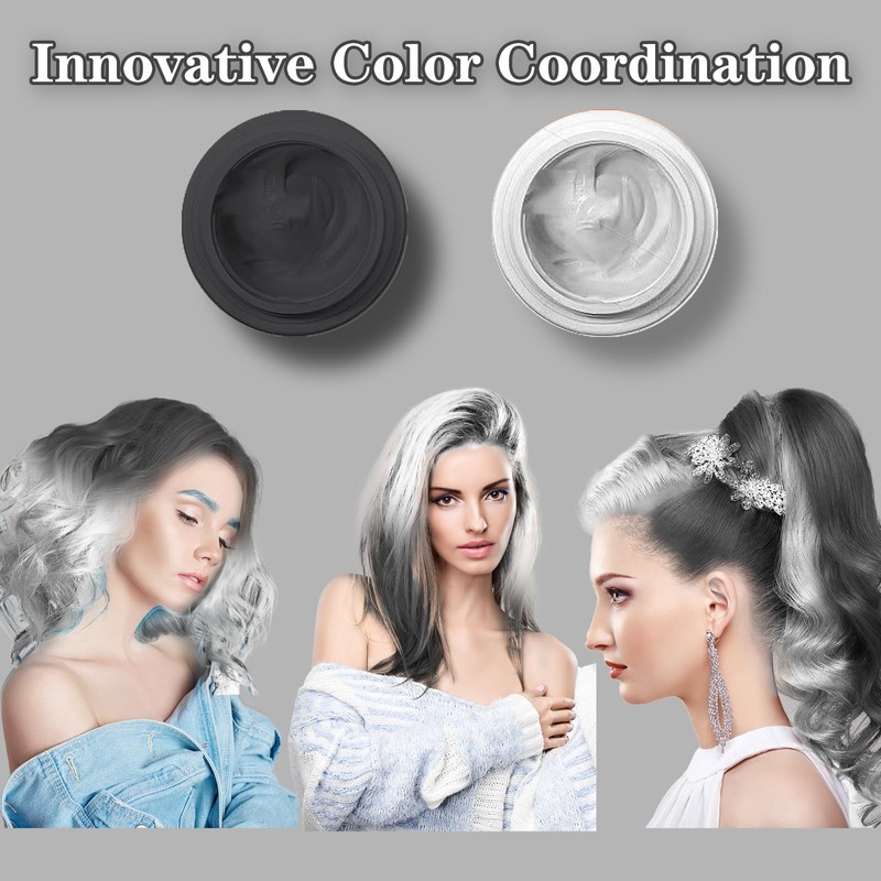 HaiolorPro Black Temporary Hair Colour Washable