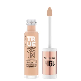 Catrice True Skin High Cover Concealer, No. 020 Warm Beige, Nude for Combination Skin, Anti-Pimples, Long-Lasting, Matte, Natural, Vegan, Oil-Free, Waterproof (4.5 ml)