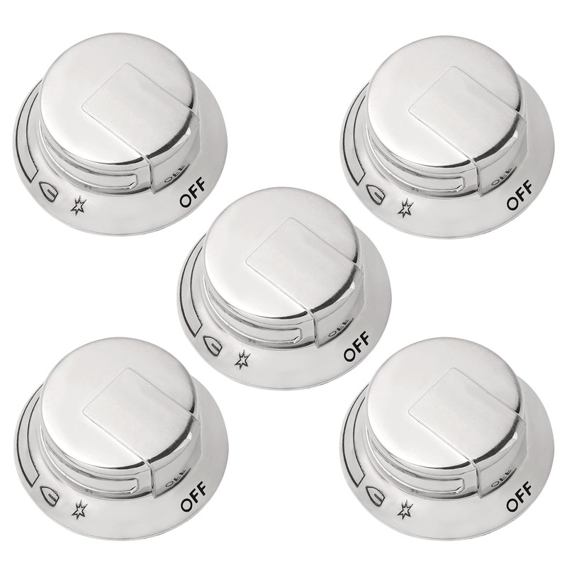 (5pack) New Upgrade 318569904 Cooktop Burner Control Knob*5 fit for