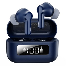 TOZO Active Noise Cancellation Wireless Earbuds w/ LED Display Charger Case