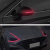 TOMALL 2 Pair Headlight Sidemarker Side Rear View Mirror Vinyl