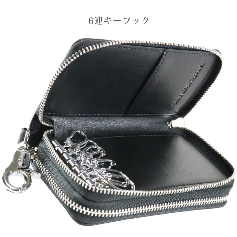 Berkut (ベルクート) Carbon Leather x Grain Leather Mini Wallet with