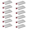 Qjaiune 12 Pack Self Adhesive Drawer Pulls, 3.15" Back Mount