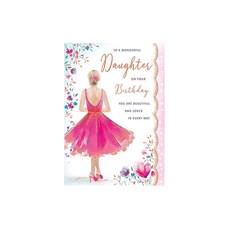 Regal Publishing Birthday Card Daughter - 10 x 7 inches