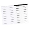 Baluue 4sheets Eyebrow Stickers of Simulation Eyebrows for Men Easy