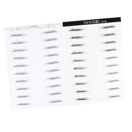 Baluue 4sheets Eyebrow Stickers of Simulation Eyebrows for Men Easy Application for Unique Shapes Your Look Effortlessly