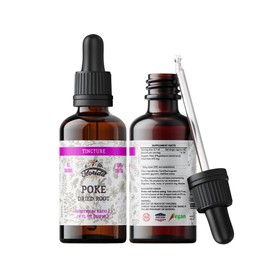 FLORIDA HERBS Organic Poke Root Tincture | Poke Extract Liquid for Immune & Lymphatic Support | Alcohol-Free, Vegan, Non-GMO Supplement | Made in USA | 2 Fl Oz