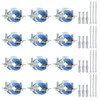 PATIKIL 0.8"-0.9"/20-24mm Split Ring Pipe Hanger, 12 Pcs Heavy Duty