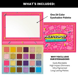 Ace Beaute Paletteopoly Eyeshadow Palette with Makeup Game
