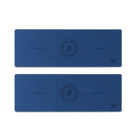 Yoga knee pads, knee protectors used by Pilates instructors, mat cushion balance pads, 12mm, 2 pieces, blue / 요가 무릎 패드 필라테스강사가 쓰는 무릎 보호대 매트 쿠션 밸런스 패드 12mm 2개입 블루