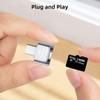 BORLTER CLAMP Micro SD Card Reader, USB C TF Card