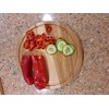 EFO Round chopping board, wooden board, wooden base, chopping board,