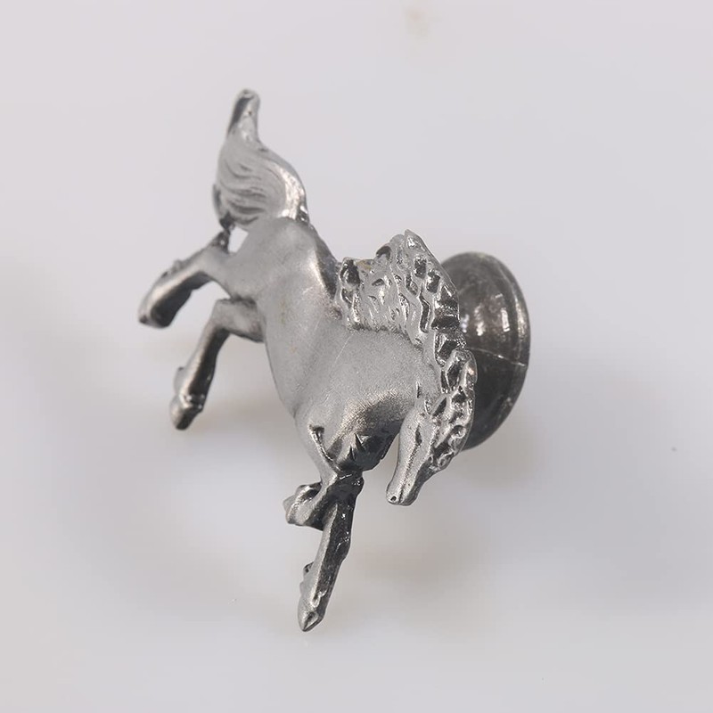 LLHDKF 6 Pcs Horse Shape Knob Door Handle Cabinet Drawer