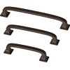 Franklin Brass Lombard (10-Pack) Cabinet Handles 4" Deep Bronze Cabinet