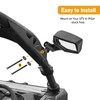 Wsays Side Rear View Mirrors with LED Turn Signal Lights