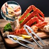 24 Pcs Crab Crackers and Tools, Heavy Duty Nut Crackers