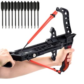 Repeating Compound Bow with 12 Arrows Perfect for Competitive Archery and Outdoor Sports Switches to Ball Shooting Mode