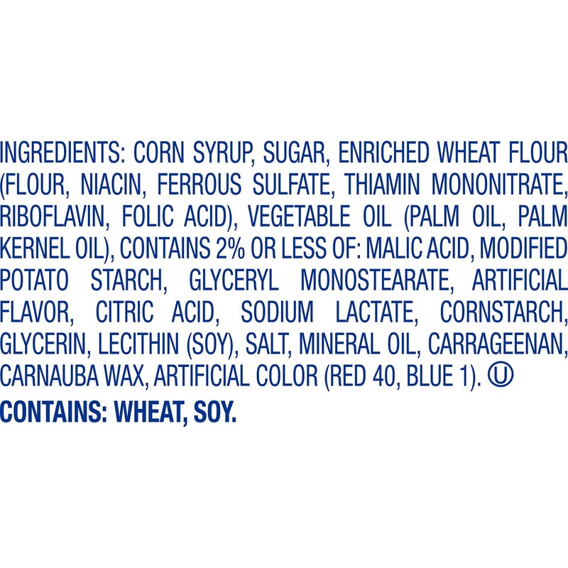 JOLLY RANCHER Ropes Blue Raspberry and Cherry Flavored Candy Bag,