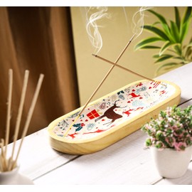 Bless-Cedar 100%-Natural-Handmade-Hand-Dipped-Incense-Sticks Organic-Chemicals-Charcoal-Free Purification-Relaxation-Positivity-Yoga-Meditation Best-Woods-Scent (500 Sticks(26 OZ))