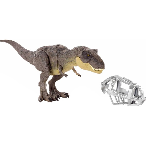 Mattel Jurassic World Camp Cretaceous Dinosaur Toy, Stomp 'n Escape