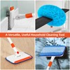Baseboard Cleaner Tool with Handle, Extendable Long Handle Baseboard Cleaning