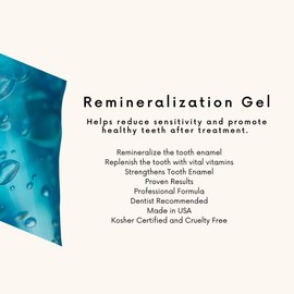 Remineralization Gel Reduces Teeth Sensitivity and Remineralizing After Teeth Whitening Treatment (3, 3ml)