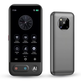 Translator Voice Translator Device, 139 Languages, Translator Instant Translator with Voice Output and 17 Offline Languages, Photo Translation/WIFI/Hotspot/Offline, Instant Translator for Travel