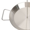 Vertical Skewer Screw Grill Pan Stainless Steel Removable Brazilian Vertical