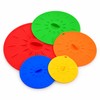 5-Piece Silicone Suction Lid Cover Set – Reusable Heat-Resistant Microwave